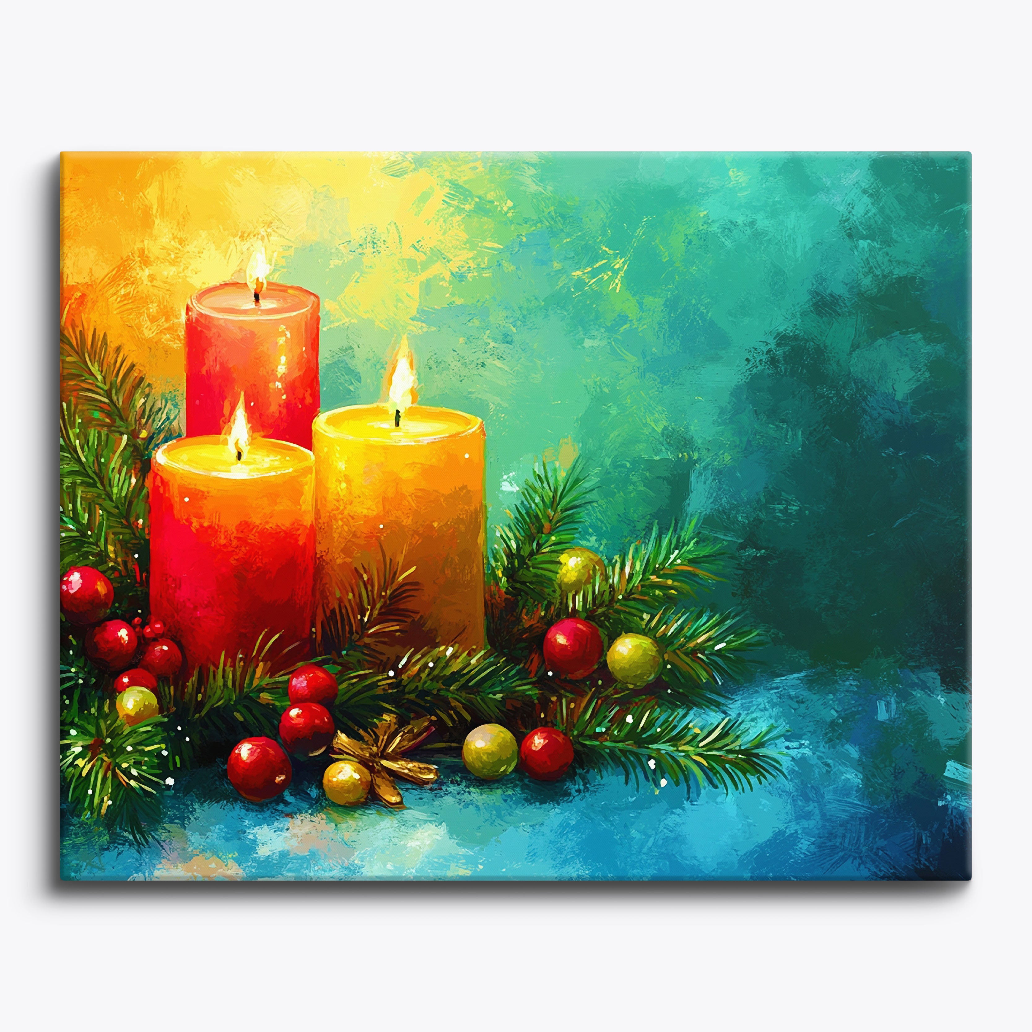 Candlelit Cheer No Frame / 24 colors