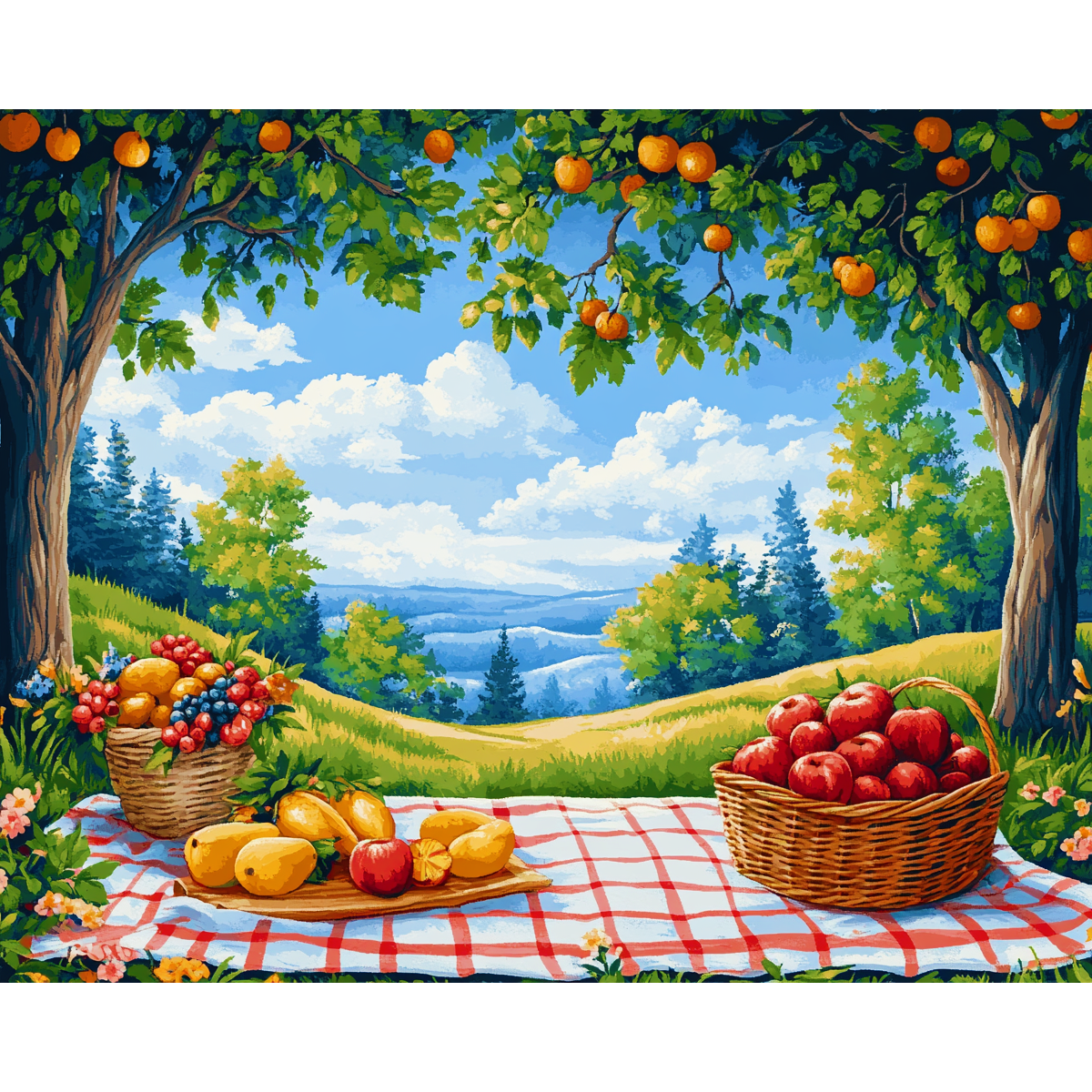 Fruit Basket Picnic