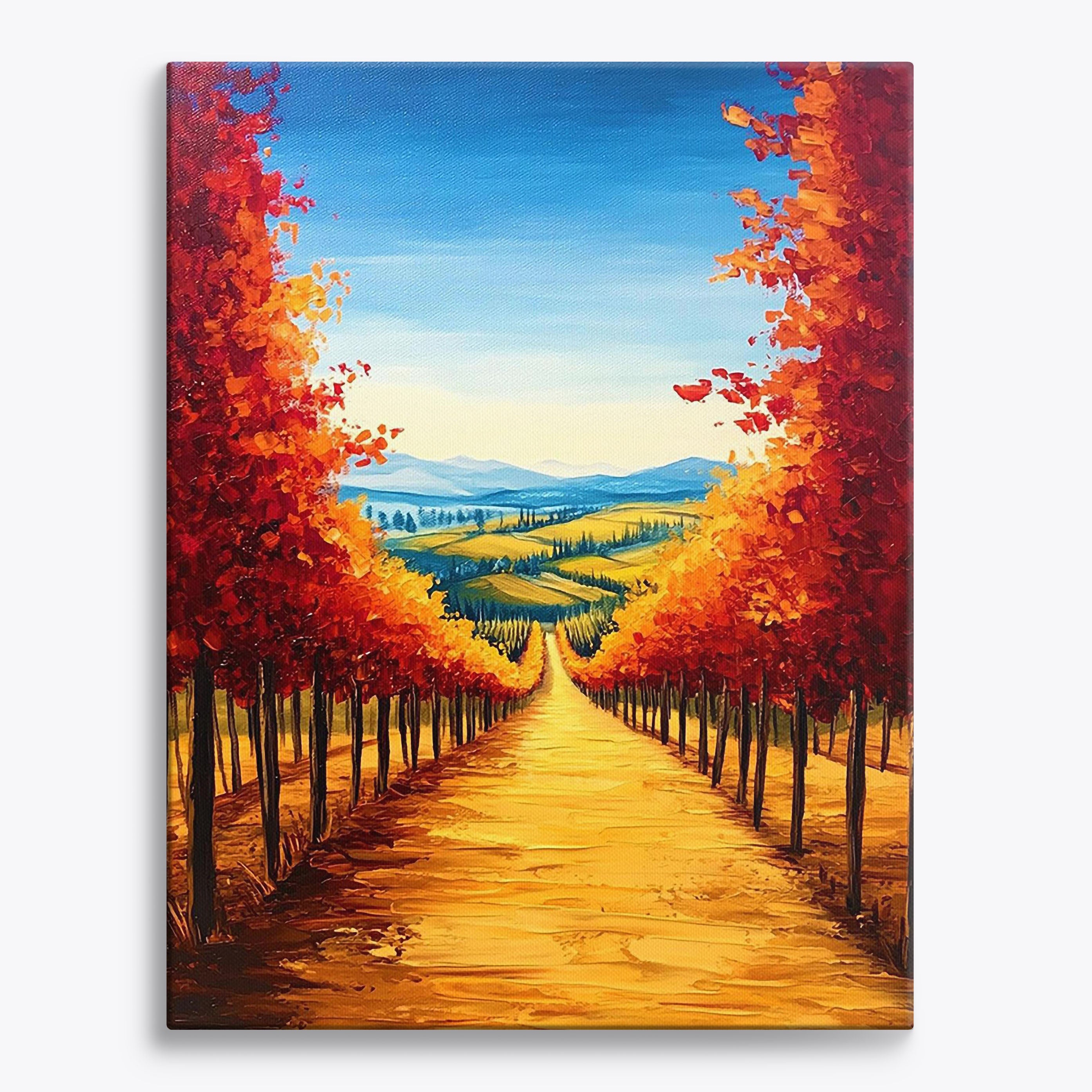 Sunlit Tuscany No Frame / Regular (19.7"x15.75"/50x40cm) / 24 colors