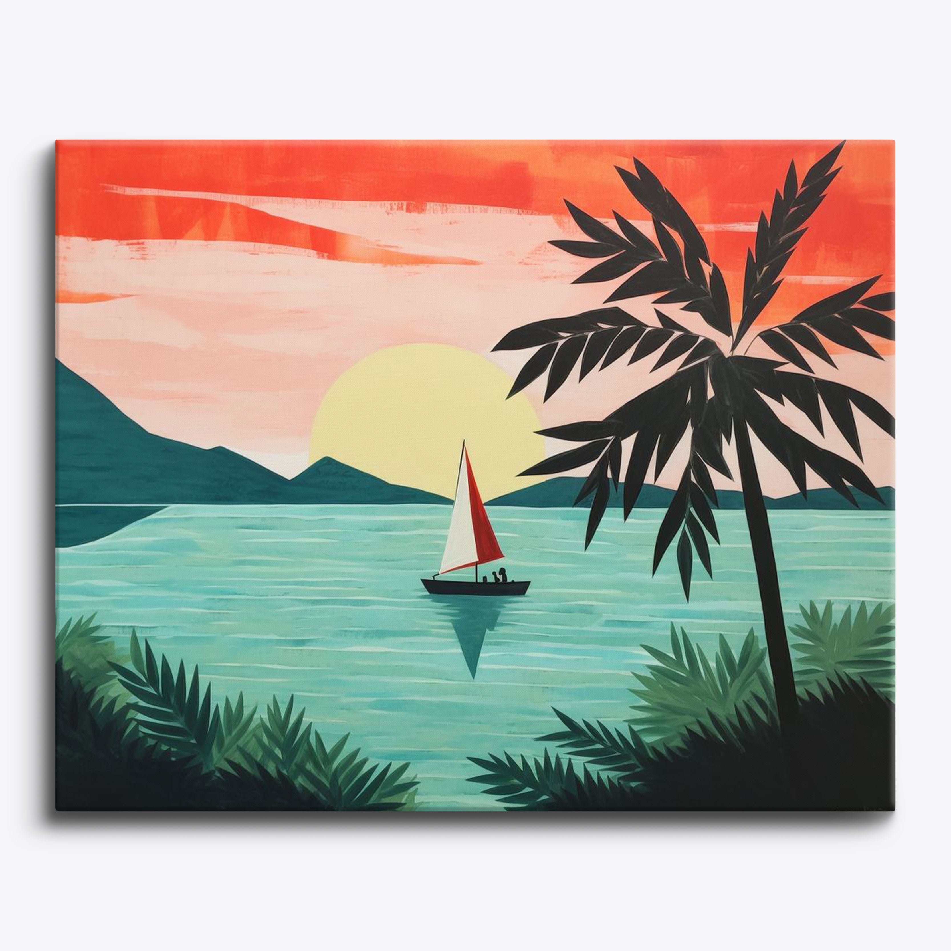 Tropical Gond Art No Frame / 24 colors