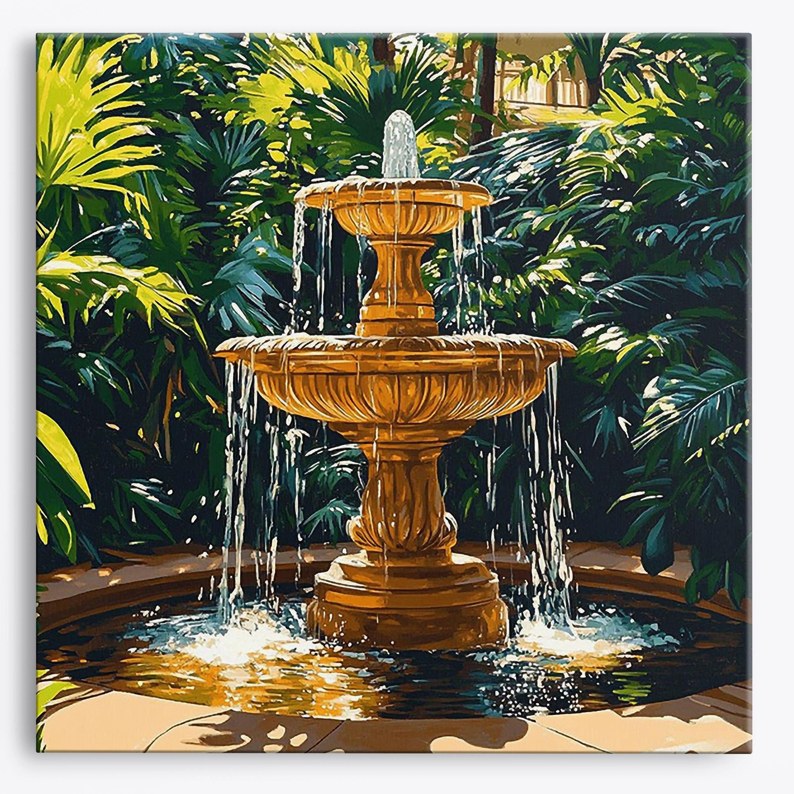 Verdant Flow No Frame / Regular (15.75"x15.75"/40x40cm) / 24 colors