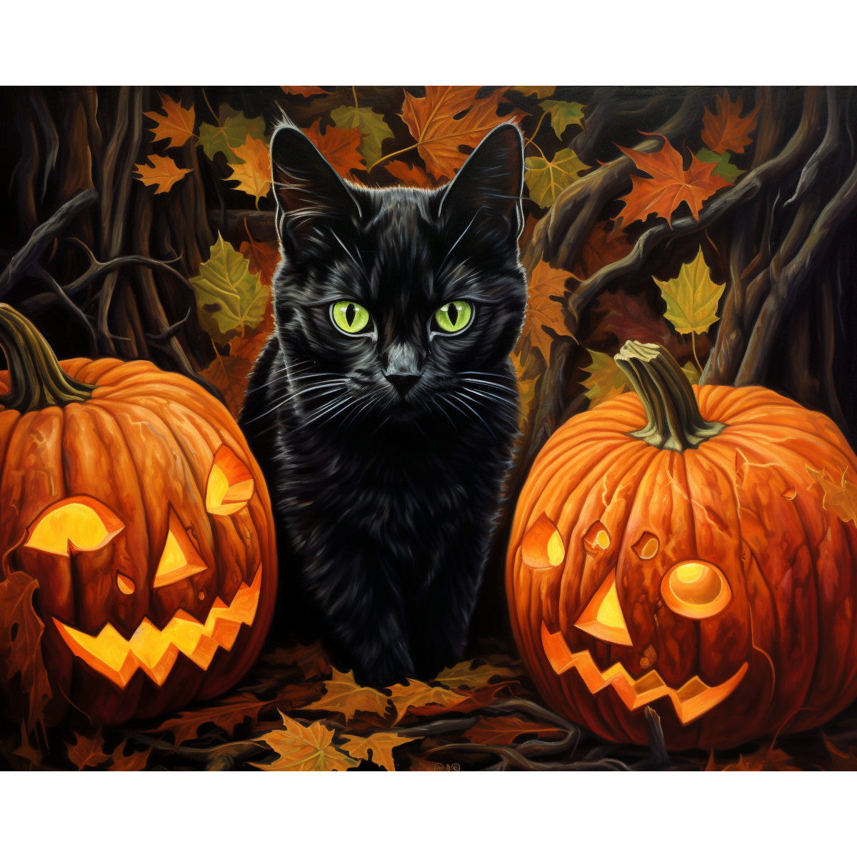 Black Cat's Pumpkin Adventure