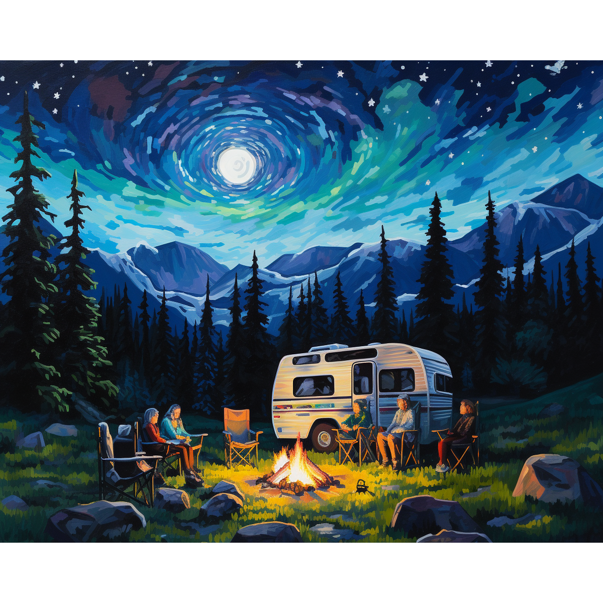 Estrellas del camping