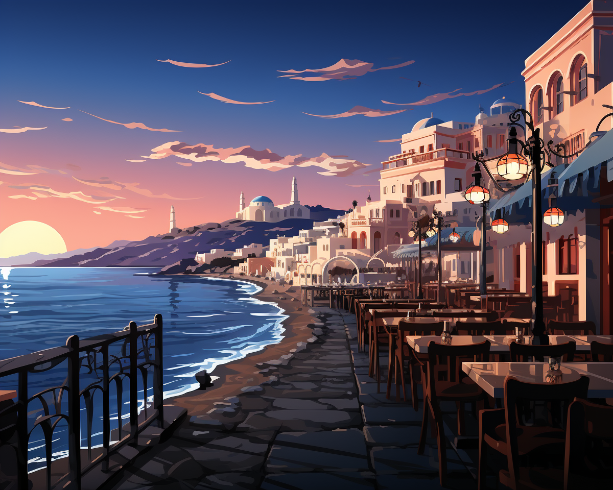 Serenidad costera griega