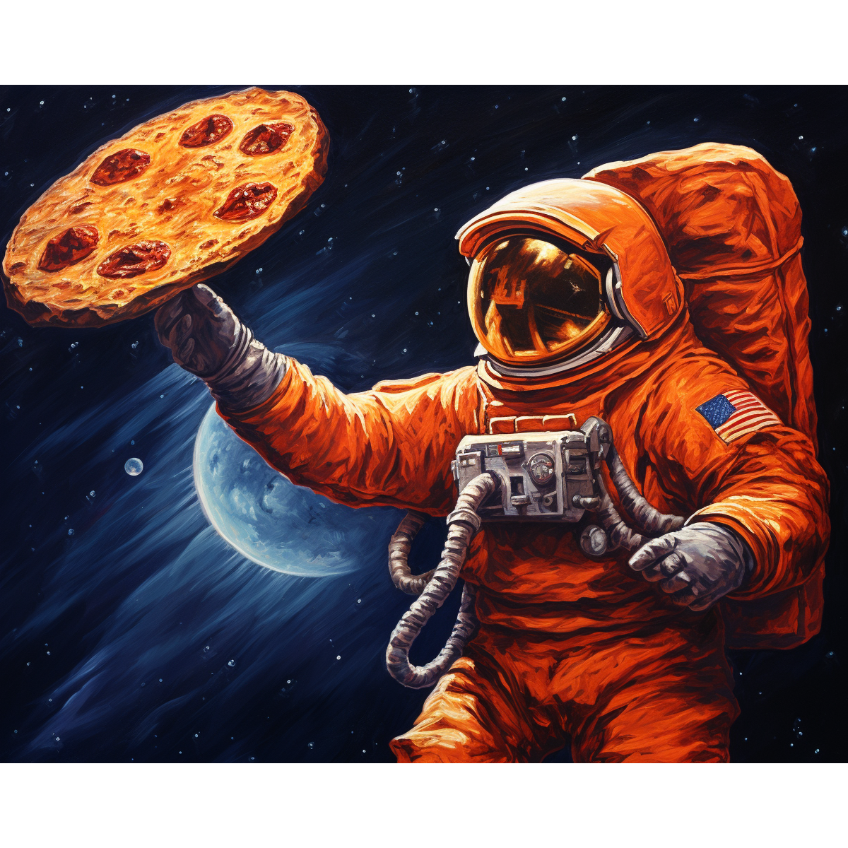 Astronauta de la pizza
