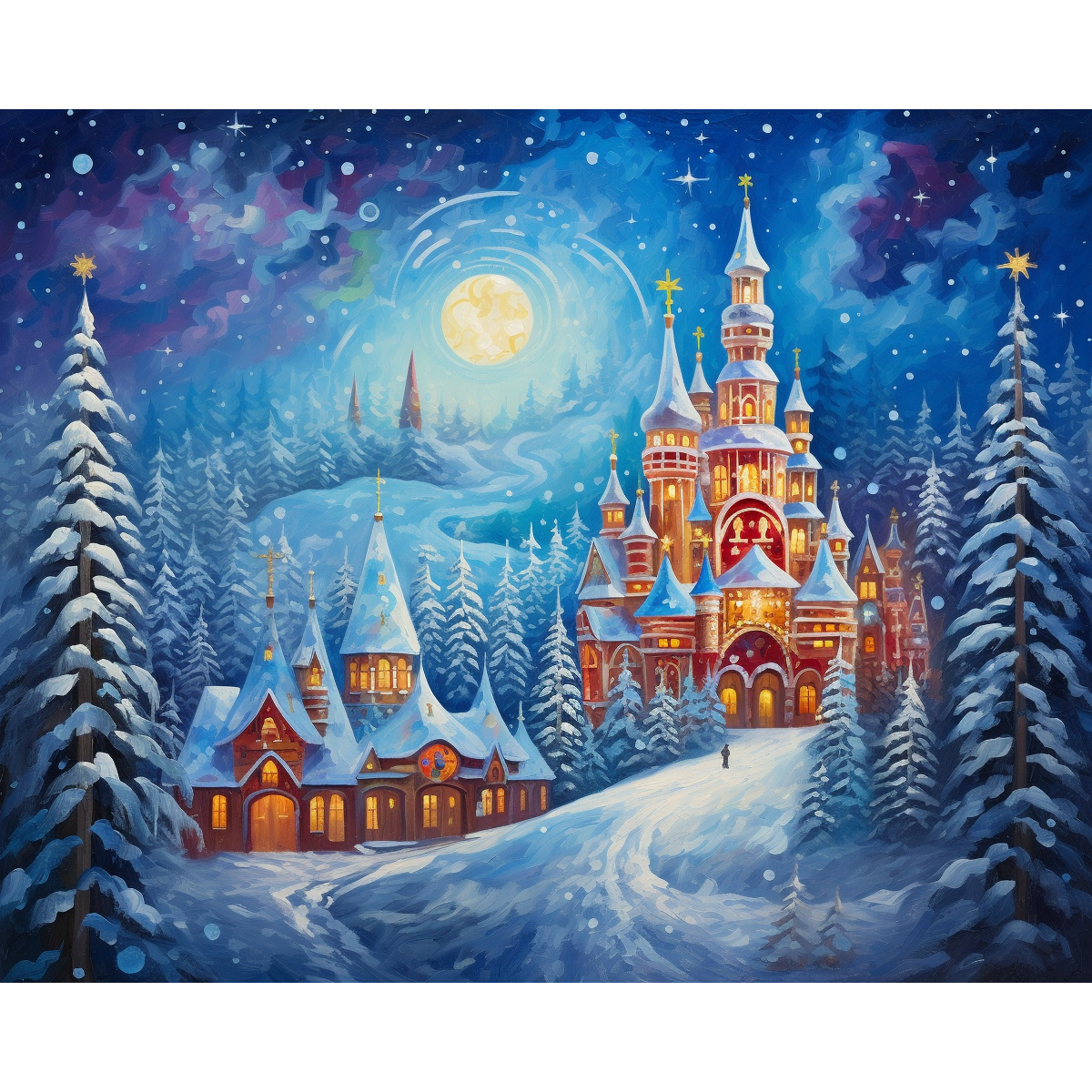 Snowy Christmas Palace